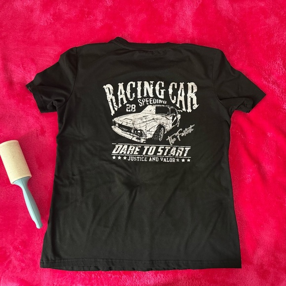Speeding Car Graphic Men's Tee - Black - Picture 3 of 4